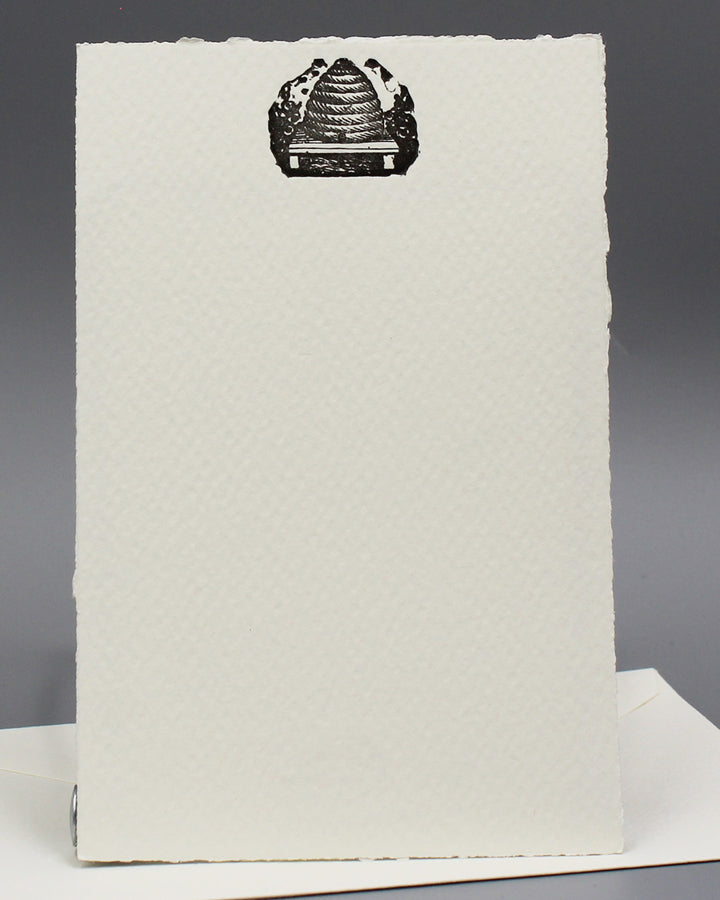 BEE HIVE NOTE CARD - LETTERPRESS PRINTED