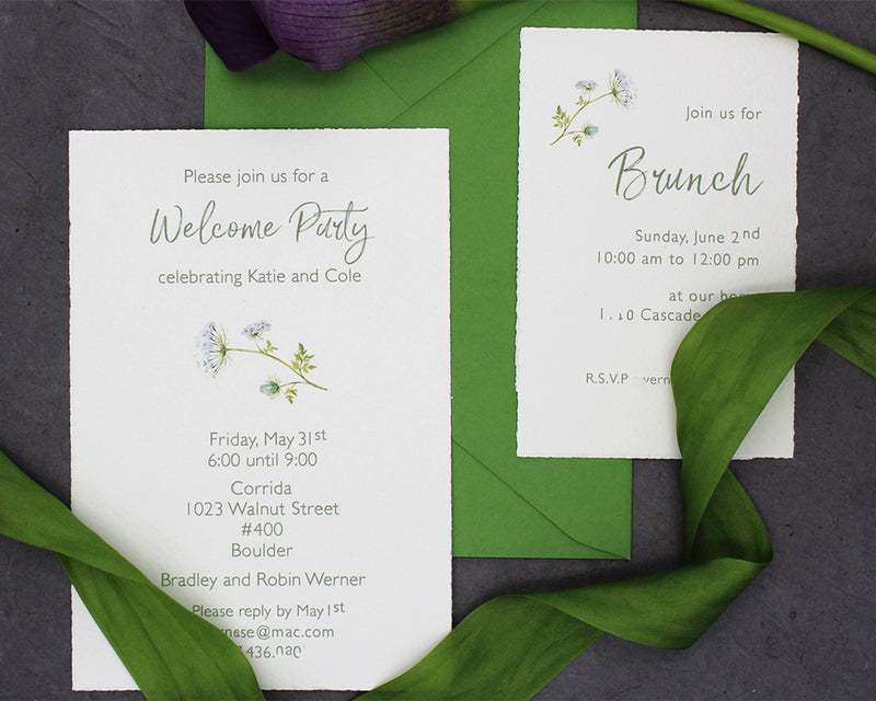 SPRING WELCOME PARTY AND BRUNCH INVITATIONS